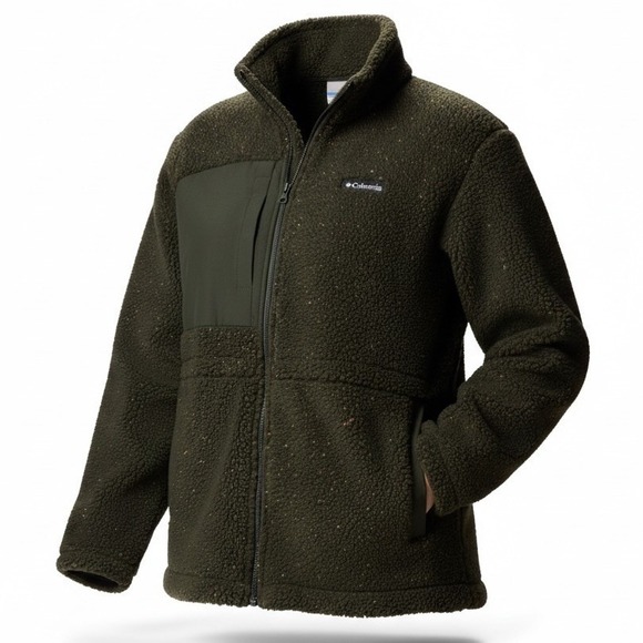Columbia Jackets & Blazers - Columbia Stellar Path Fleece Jacket Women's Large Greenscape Full Zip NWT